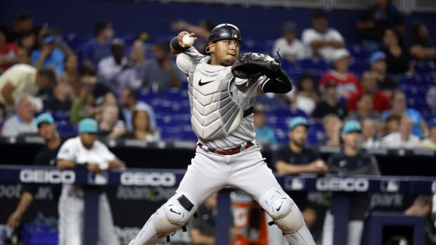 Diamondbacks Catcher Gabriel Moreno Unleashes a Throw